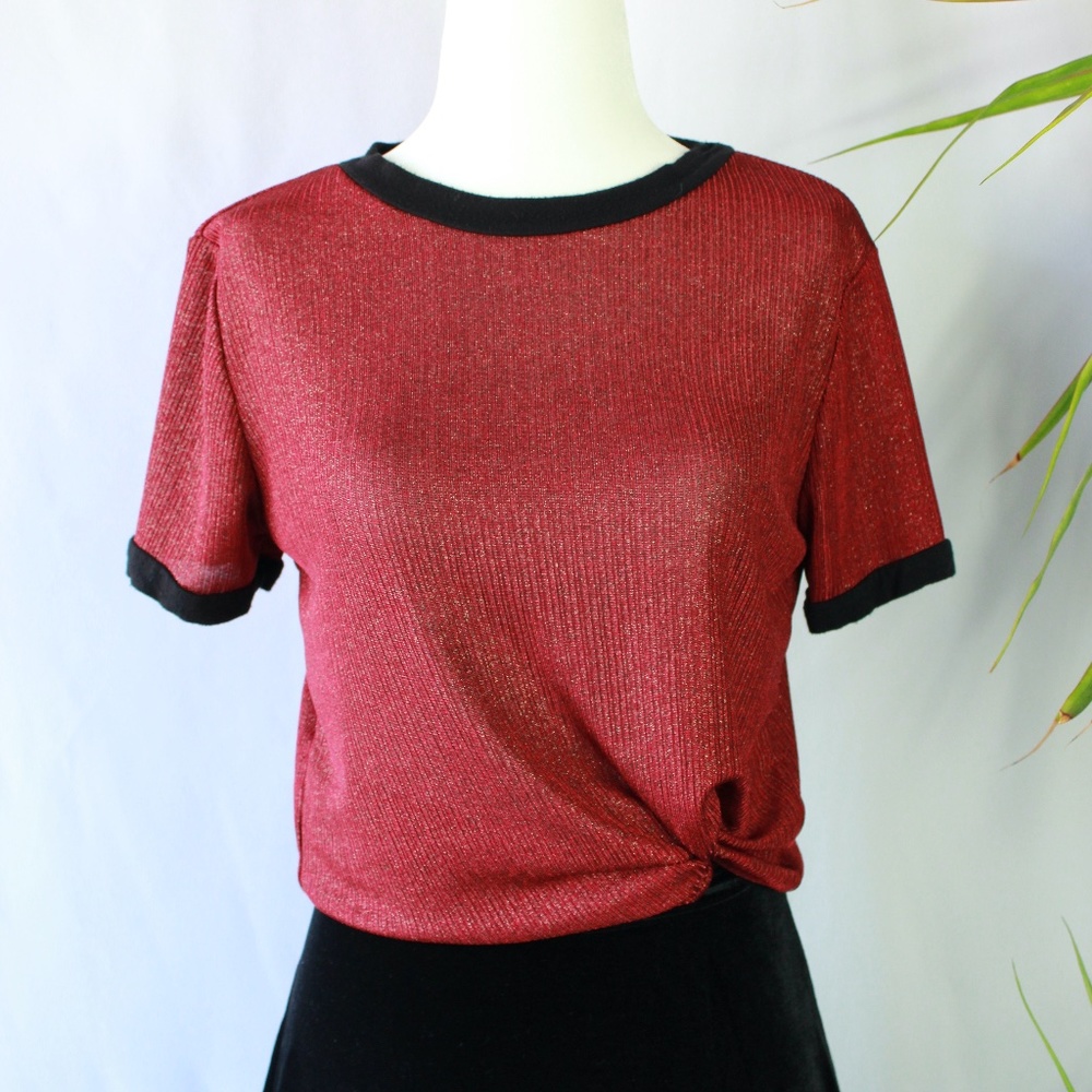 Red Sparkly T-Shirt